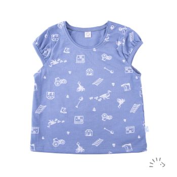 Shirt mit Puffärmel